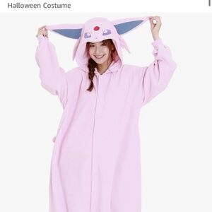 Espeon Pokémon Halloween costume onesie pajama
